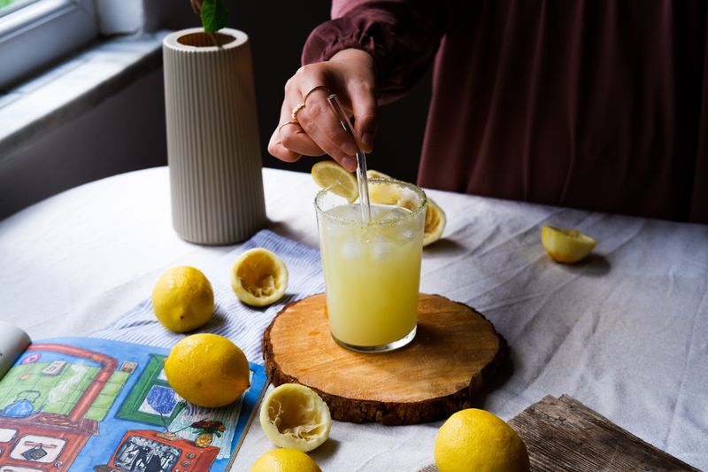 Fresh lemonade at pizza luce restaurant Duluth MN
