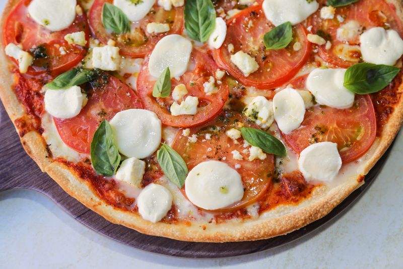 Meat Lovers pizza at pizza luce restaurant